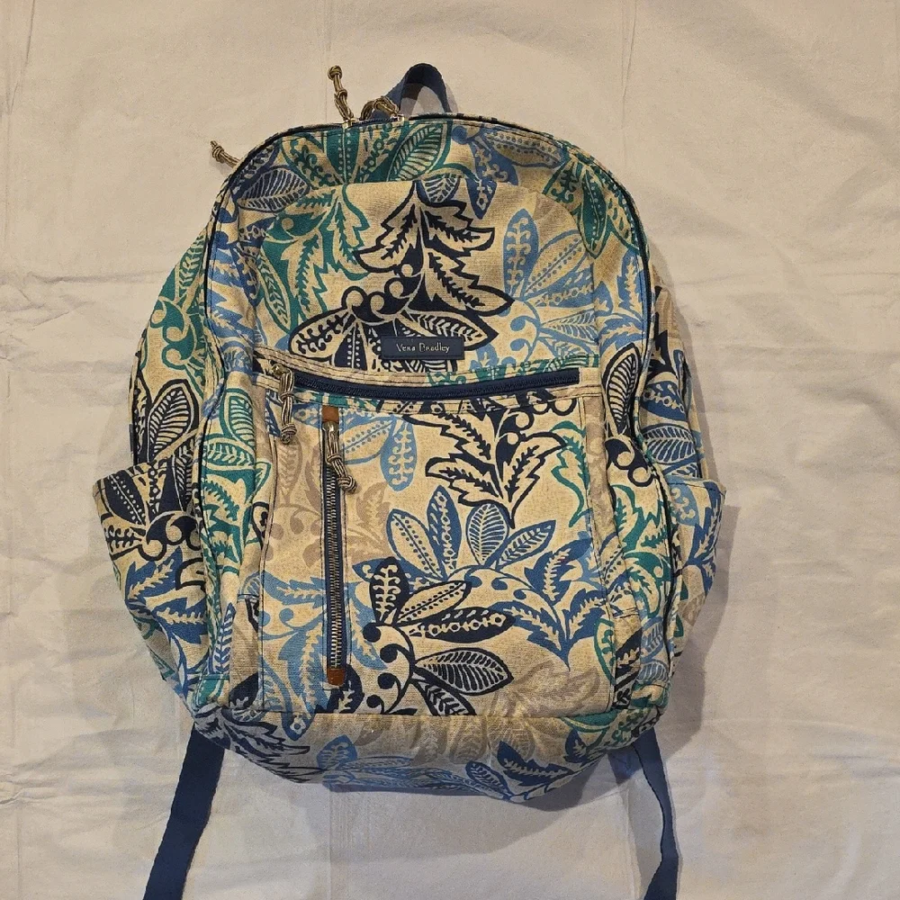 Vera Bradley Santiago Large Campus Tech Backpack Retired